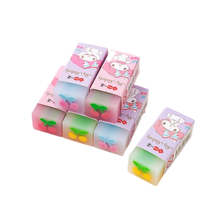 一正擦字成线橡皮超大2B橡皮擦小学生专用无屑4b素描像皮擦不留痕一擦成线橡皮奥特曼夹心橡皮擦文具玩具无痕