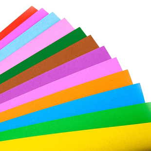 彩色卡纸厚a4硬彩纸手工纸a3/8k幼儿园8开4开小学生儿童黑白剪纸4k卡纸美术专用画画diy手工制作材料红色折纸