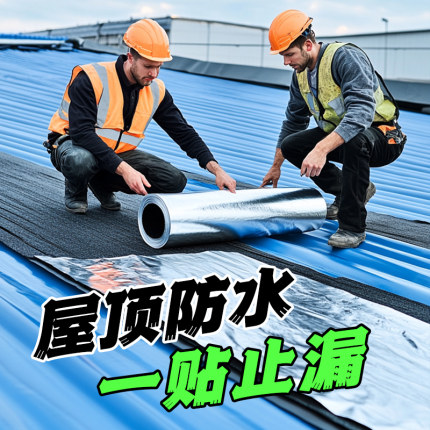 楼房顶自粘沥青防水卷材强力防水胶带屋顶防水补漏材料堵漏王涂料