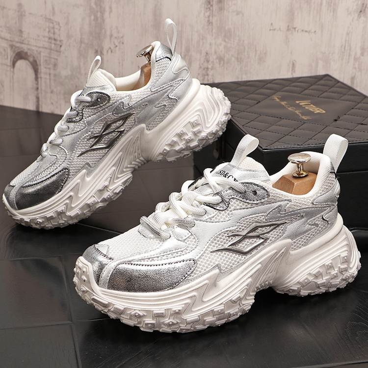 厚底老爹鞋ins潮流增高透气男鞋