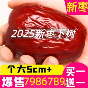 25年新疆红枣特级和田大枣年货特产特大红枣子无核礼盒官方旗舰店