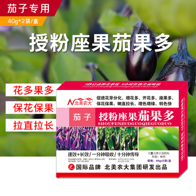 茄子授粉座果茄果多专用授粉药点花药保花保果坐果灵防落素叶面肥
