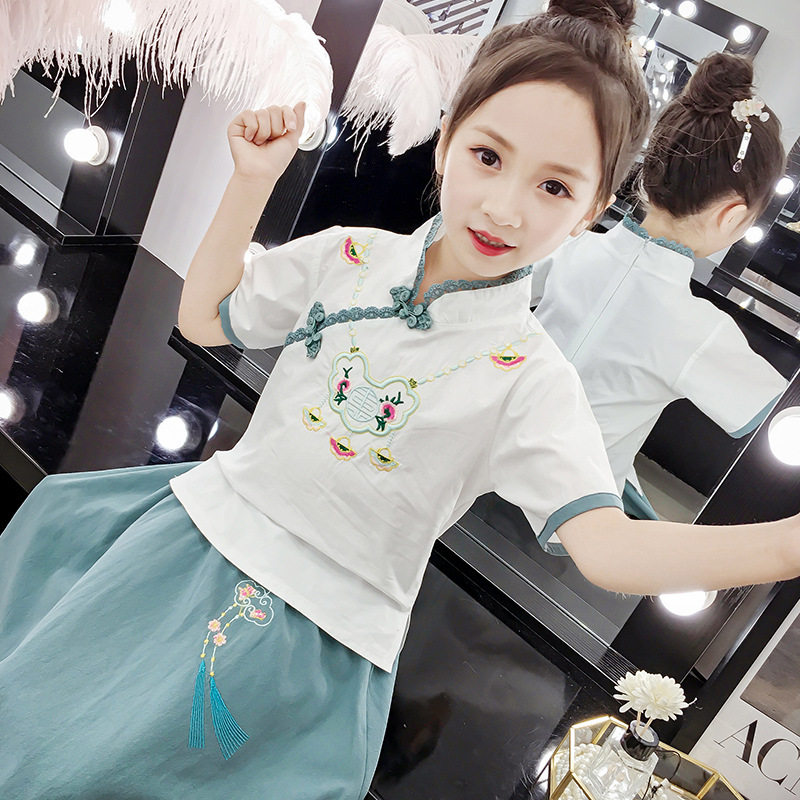 ancient costume Hanfu children Suit skirt CUHK Western style ancient costume Retro Dress girl Chinese style skirtin the Children/Baby/Family fitted , Children's Robes/Costume/National costume , Costume  category - from Buy2taobao.com to provide professional Taobao agent buy service