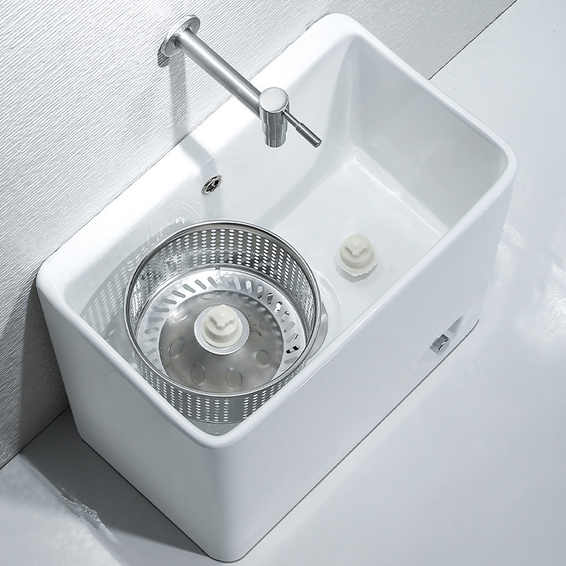 元匠拖把池阳台脚控小号家用洗拖布池墩布池地拖盆双驱动落地式,家装主材,拖把池,淘宝优惠券,粉丝福利购,淘宝优惠卷