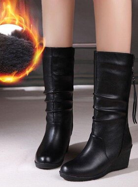 Thick soled Martin boots women's midsole short boots女中短靴