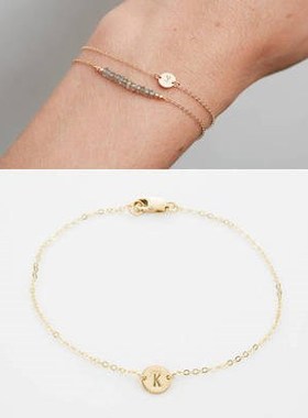 Pendant 26 English Letters Bracelet hand chian欧美英文手链新