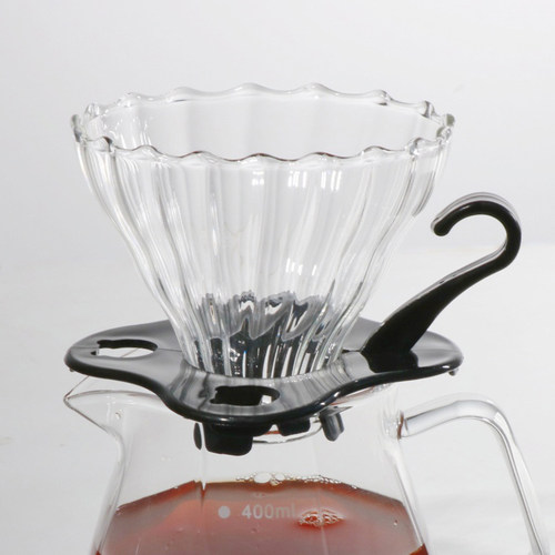 手冲咖啡滤杯V60滤杯滤纸咖啡过滤器玻璃加厚高硼硅过滤杯器具