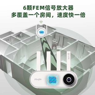 锐捷星耀全屋WiFi覆盖子母路由器小白套装 大户型别墅双频5G即插即用X30PRO 千兆无线家用高速mesh组网 顺丰