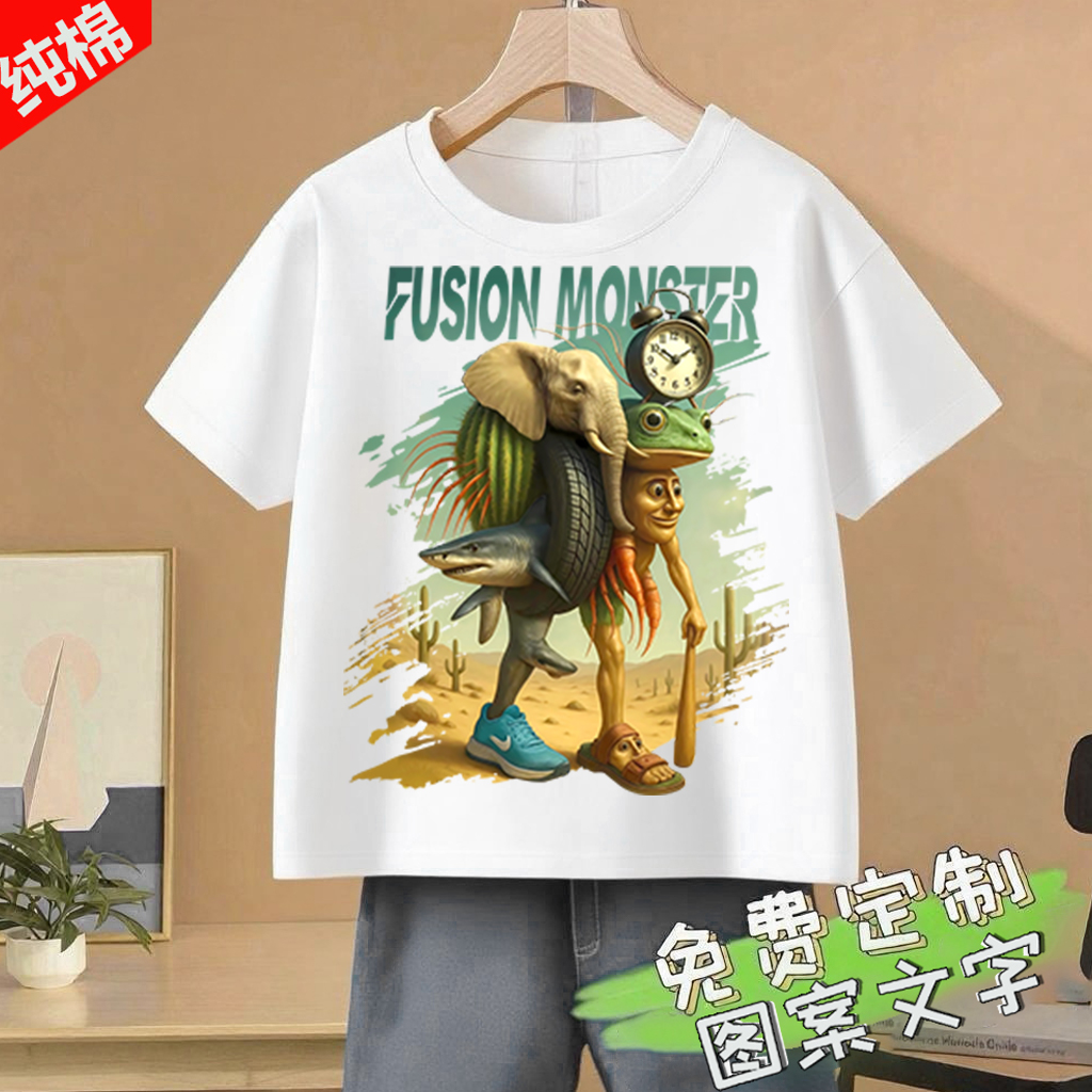 正品短袖山海经纯棉T恤