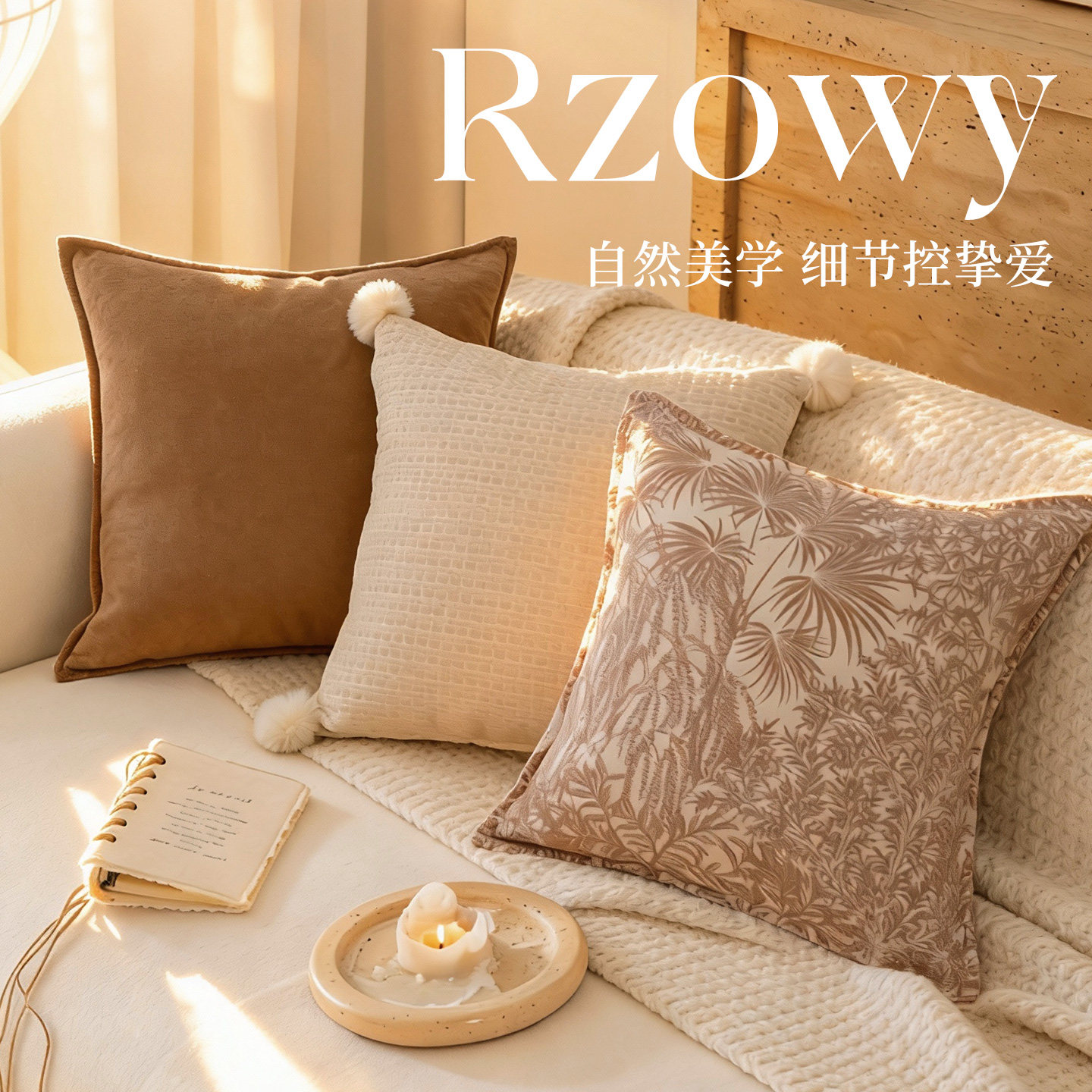 法式奶油抱枕轻奢高级感沙发靠枕