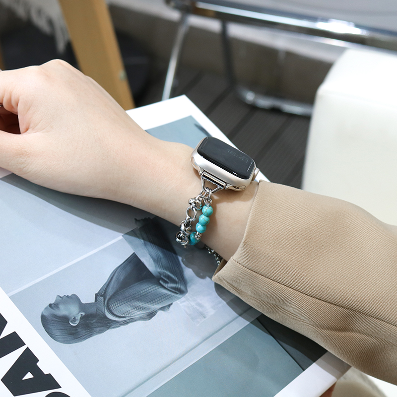 适用于苹果手环腕带珍珠手链