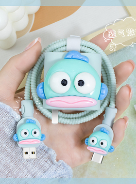 适用100WOPPOReno13手机充电器保护套FindN3/Findx8s+数据线全包缠绕绳套真我14Pro+/真我GT7防折断一加13壳