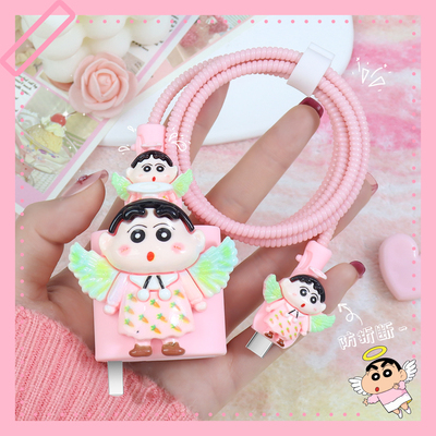 充电器数据线保护套可爱硅胶新款