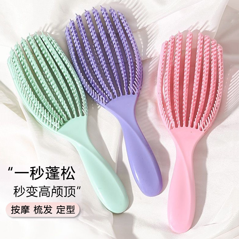 贝壳梳子排骨梳按摩按梳