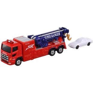 TOMY多美卡合金小汽车模玩具132号横滨消防局救援工作拖车981695