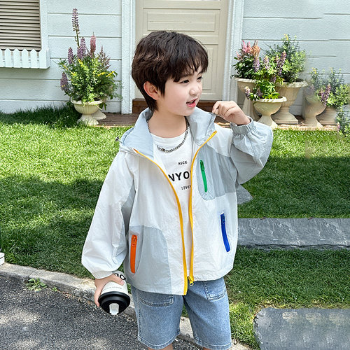 男童防晒衣儿童夏装夏季轻薄外套