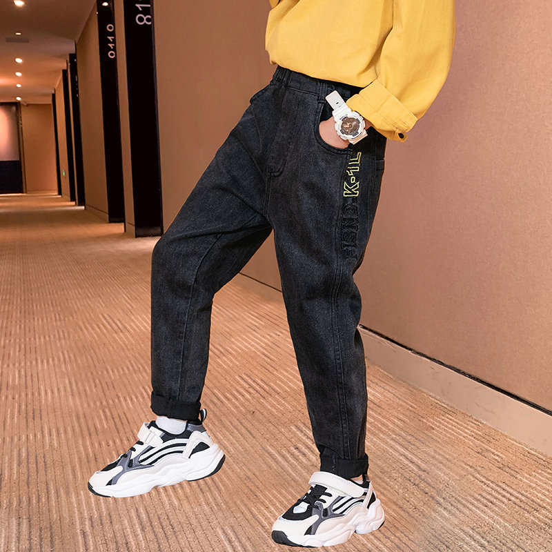 韩版洋气春秋长裤童装