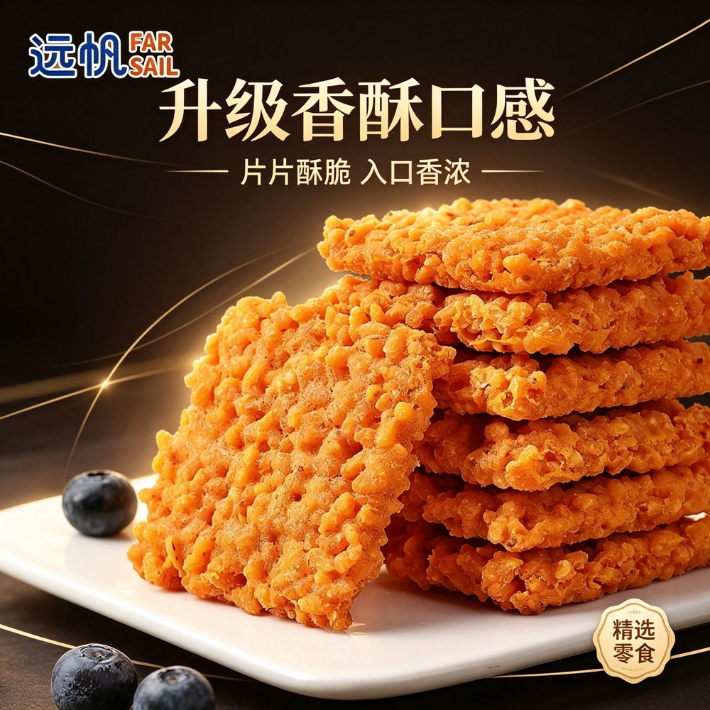 远帆蟹香咸蛋黄糯米锅巴休闲零食办公室居家解馋追剧小吃独立包装