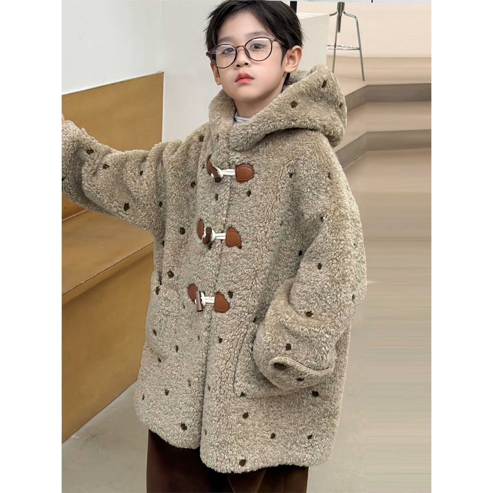 欧洲站秋冬新款儿童皮草外套彷羊毛皮毛一体男童中长款彷羊羔毛保,童装/婴儿装/亲子装,皮草/仿皮草,淘宝优惠券,粉丝福利购,淘宝优惠卷