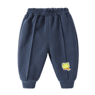 婴儿长裤子衣服米呢绒春装新款春秋儿童男童女宝宝小童3岁6个月