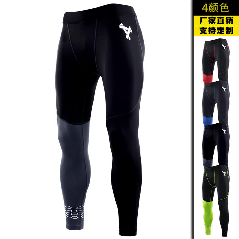 新款运动裤子男高弹PRO紧身速干长裤户外健身小脚裤跑步打底裤夏