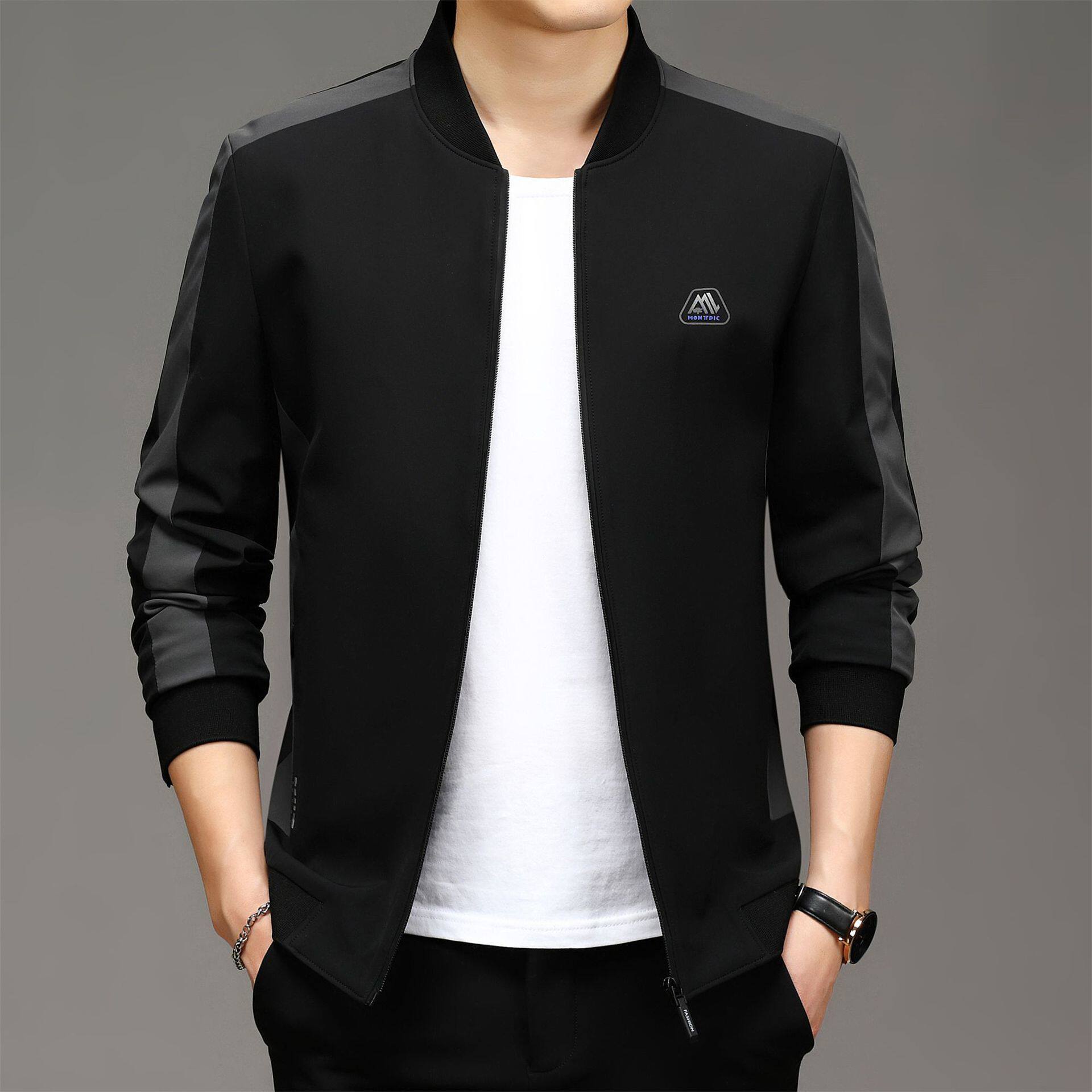 2026新品外套男士百搭薄款外衣春秋夏季棒球服衣服休闲夹克衫男装