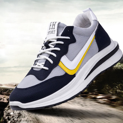 四季日常休闲风低帮拼色跑步鞋