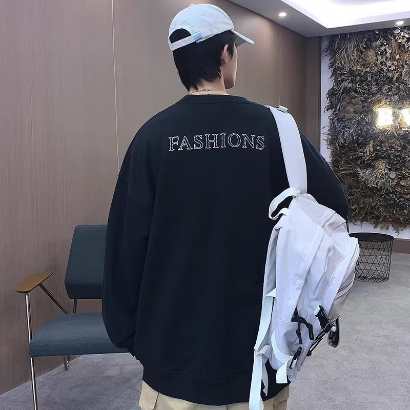 709-2-W302-P70春单人休闲全棉炫彩反光圆领上衣帅气百搭卫衣男,男装卫衣,星座709-2