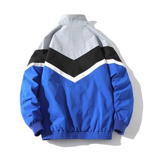 709-2-JK203-P65 春白底 港风休闲长袖开衫外套学生百搭运动服男图片