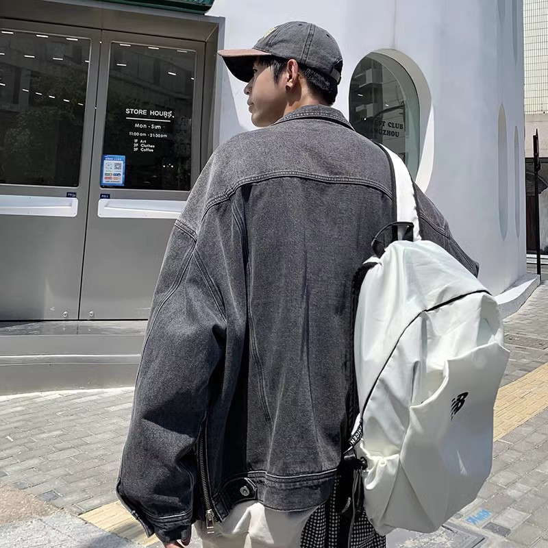 709-2-JK831-P95春单人牛仔全棉袖口侧边拉链开衫翻领夹克外套,男装夹克,星座709-2