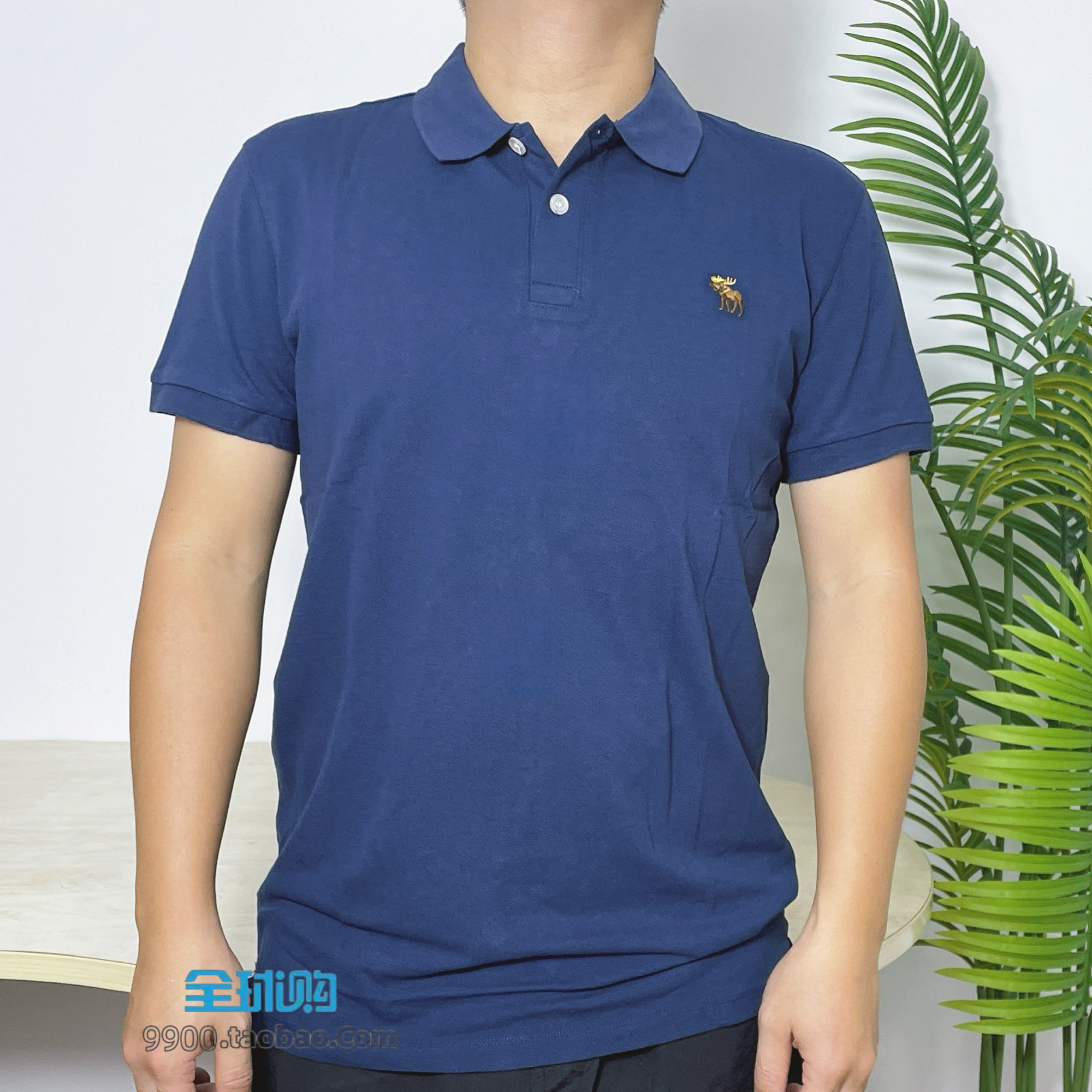 特价美国正品AF男短袖修身POLO衫