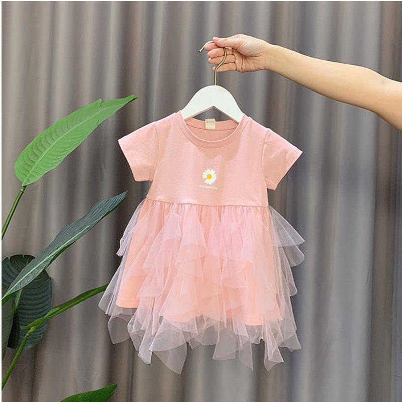 女童连衣裙2020童装新品夏装公主裙女童蓬蓬纱宝宝连衣裙儿童裙子