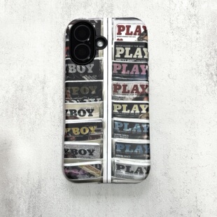 小众创意设计手机壳 playboy杂志个性 适用安卓苹果iPhone17ProMax16Pro15Pro手机壳 口 粗心袖