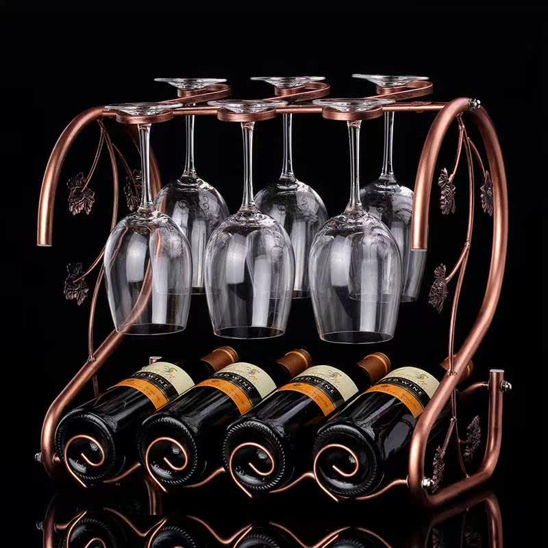 红酒杯架倒挂家用免钉简约酒架不锈钢新中式北欧中国风摆件工艺品|ruв категории посуда, до дна/бокал/вино, вина стойки - от Buy2taobao.com для оказания профессиональной услуги покупки агента Taobao