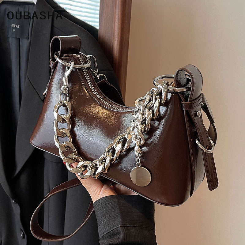 高级感包包女2023新款质感小众单肩腋下包秋冬百搭时尚链条斜挎包