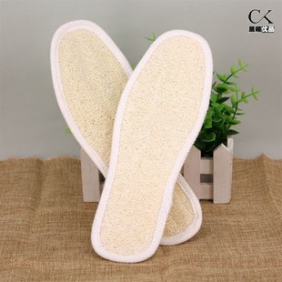 丝瓜鞋垫加厚防臭吸汗瓜络瓤鞋垫脚底按摩透气草鞋垫男女运动天然