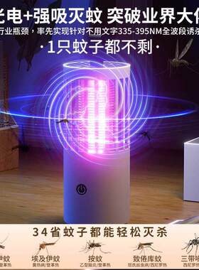 李佳埼推荐]灭蚊灯家用静音驱蚊神器卧室内杀蚊子户外露营除捕蚊