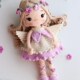 毛线钩针洋娃娃玩偶编织diy材料包手工自制小女孩人偶送女友闺蜜