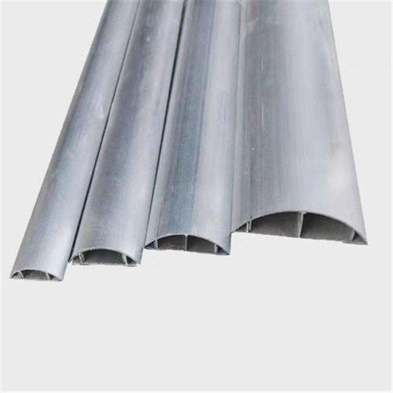 加厚防踩铝合金地面走线槽电线弧形半圆地板地线槽贴地家用明线