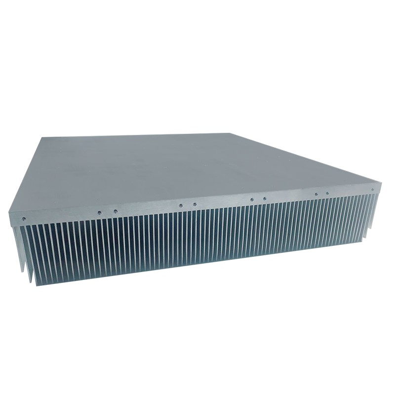 风冷散热器宽4i50高86长600工业用铝挤散热鳍片高密齿散热铝材