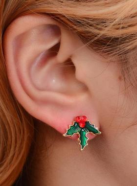 8pcs/set Christmas Earrings Jewelry Accessories Set Cute San