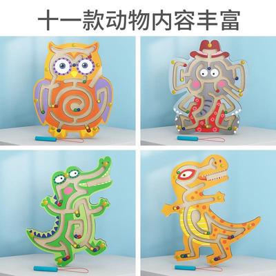 New product magnetc pen ball maze 0.25 anmal wooden track wa