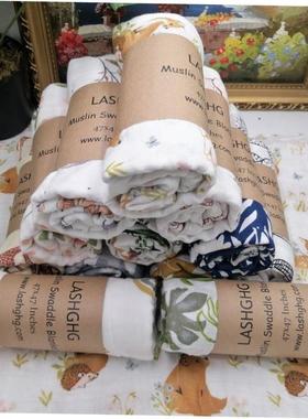 Muslin Baby Blanket 100% Cotton Swaddle Wrap For Newborn Bet
