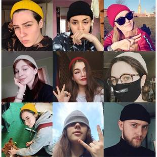 Fashion Hip Hop Beanie Knitted Hat Men Skullcap Women Winter