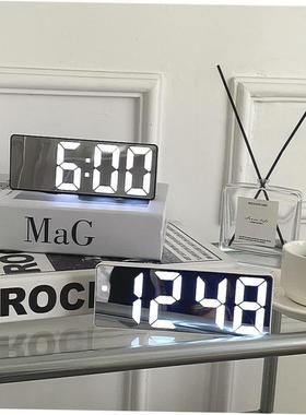 Smart LED Clock Bedside Digital Alarm Clocks Desktop Table E