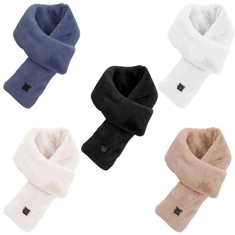 Heating Scarf USB Rechargeable Electric Heated Scarf Soft Th