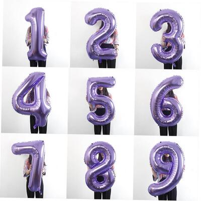 40Inch Big Foil Birthday Balloons Helium Number Balloon 0-9