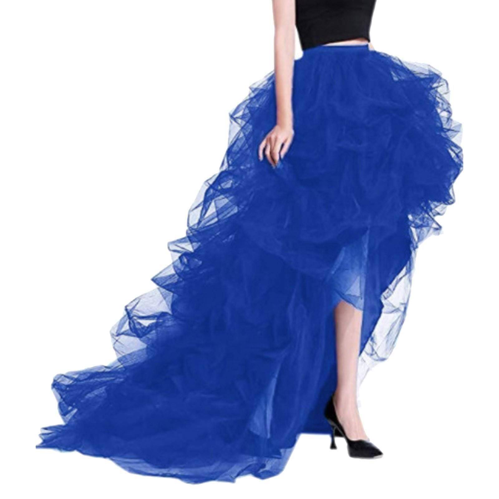 Women's high waisted mesh puffy skirt 女式高腰网纱蓬蓬半