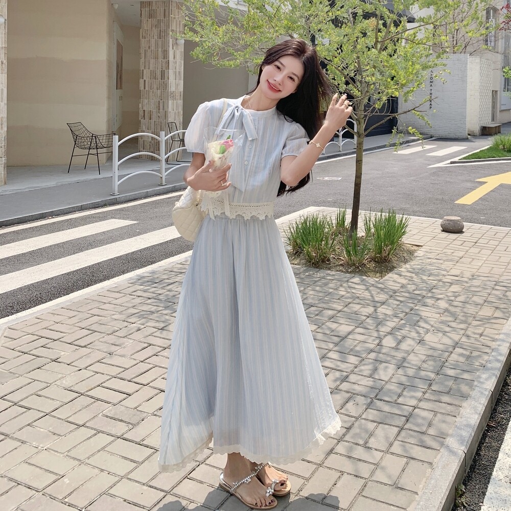 女装/女士精品套装/学生校服/工作制服时尚套装2025年夏季短袖18