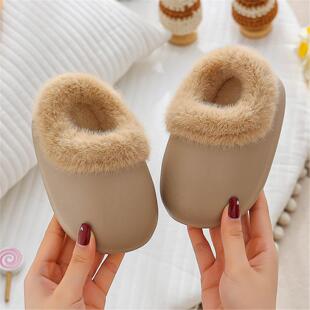 2025新款小童包跟棉拖鞋EVA 防滑软底保暖家用安可拉红外穿雪地靴